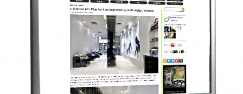 Publikacja w Retail Design Blog - koncept dla Menbur / Pilar Abril